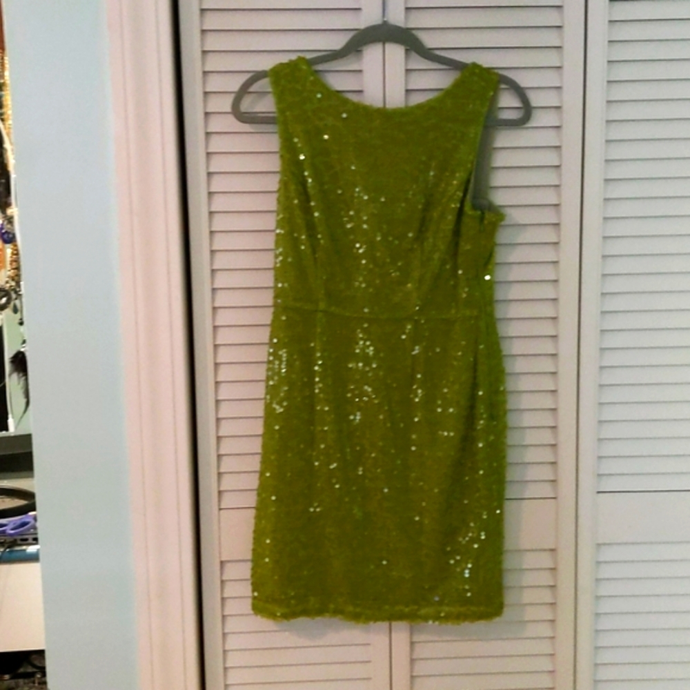 4. Marc New York nwot green sequin dress